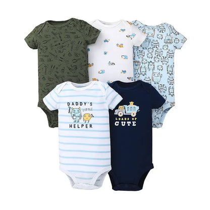 5pcs Fashion Baby Boys & Girls Jumpsuit