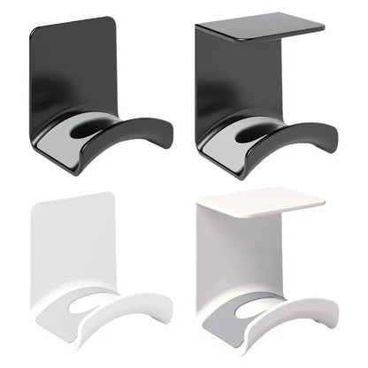 Universal Headphone Stand Adhesive Wall Mount Under Desk Rack Holder for Gaming Earphones & Headset Support Bracket