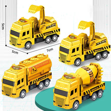 1 Pc Educational Cars Children Kid Pull Back Toy Warrior Engineering Vehicle Model Four Mini Cars