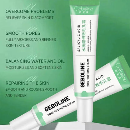 Salicylic Acid Pore Shrinking Cream – Quick Blackhead Removal & Skin Tightening for Smooth, Radiant Skin