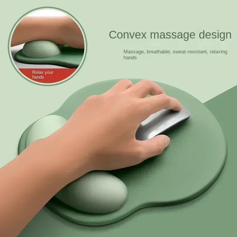 Gradient Mouse Pad with Logo - Female Wrist Support Silicone Pad
