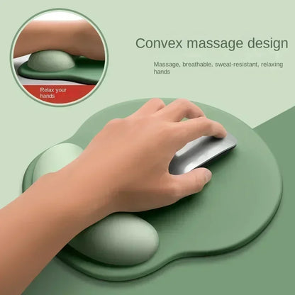 Gradient Mouse Pad with Logo - Female Wrist Support Silicone Pad