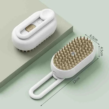 Ultimate Pet Grooming: Air Knots Electric Steam Brush for Dogs & Cats - Get a Professional Clean at Home!