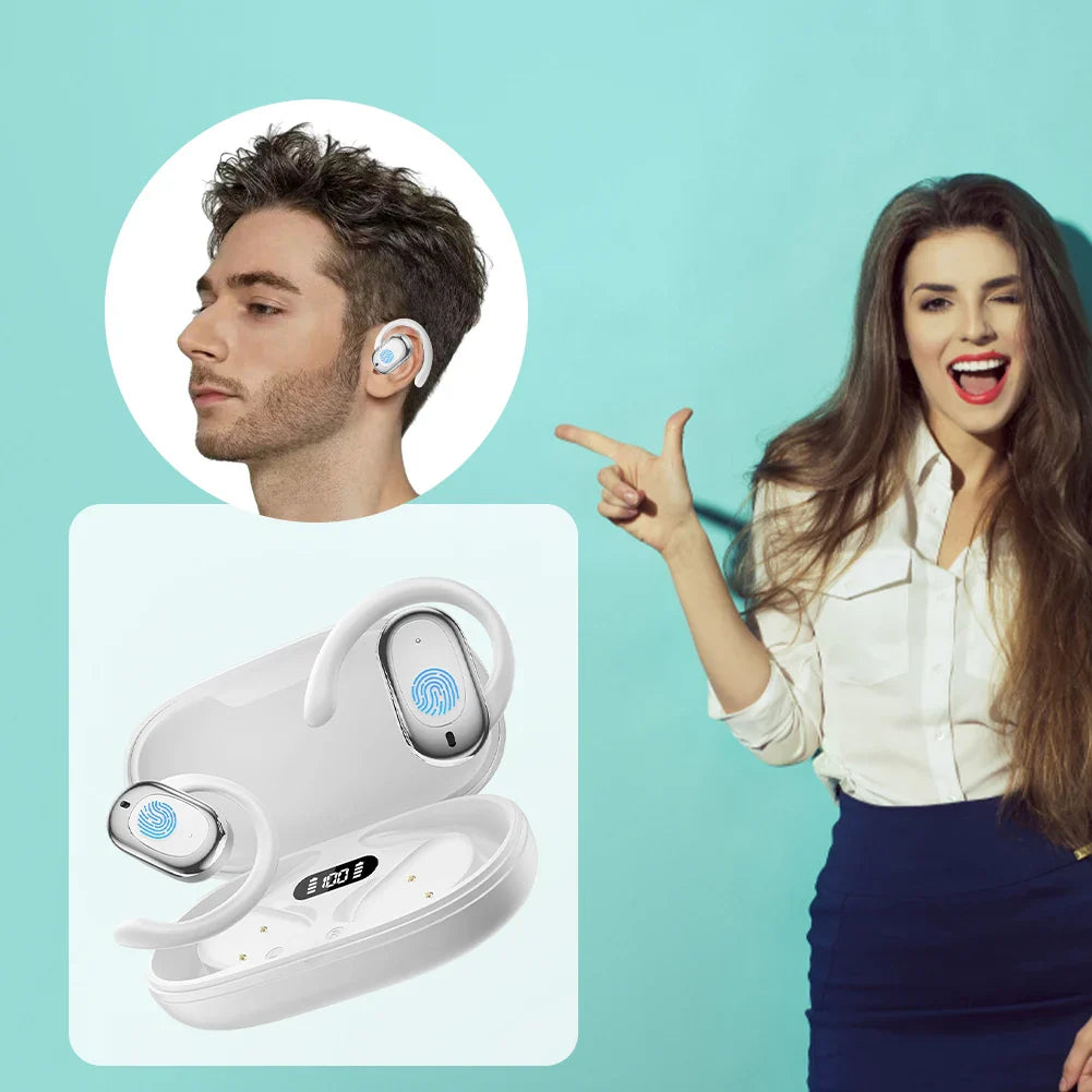 144 Languages Translator Wireless Open-Ear Headphones Noise Cancelling