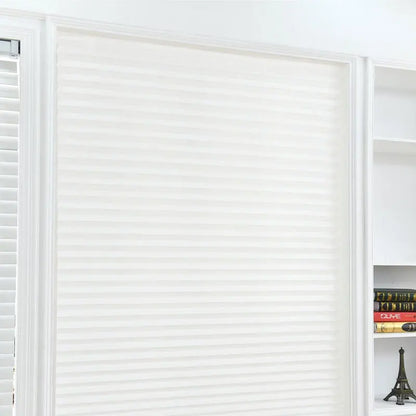 1Pc Self-adhesive Pleated Blinds Bathroom Balcony Shades Half Blackout Windows Curtains for Bedroom Living Room Balcony
