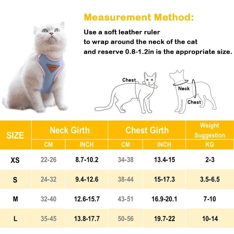 Puppy Harness Leash Set for Small Pets