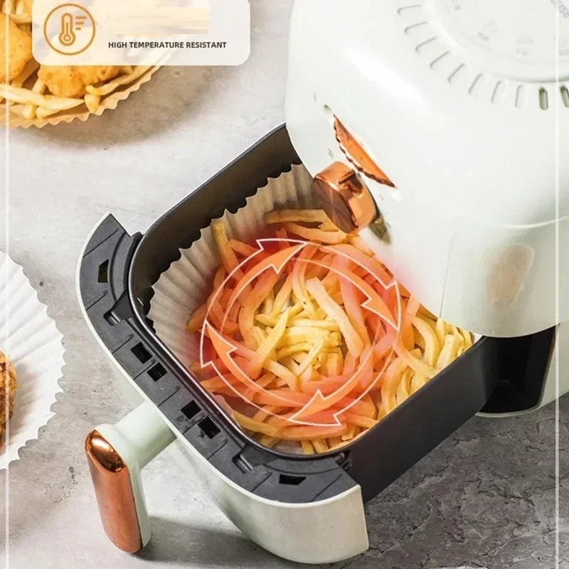 Globetrek° AirFryer Liner: Disposable Paper Liner for Air Fryer