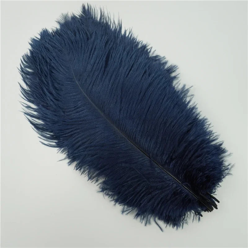 10Pcs/Lot Colored Ostrich Feathers for Crafts Wedding Decoration Handicraft Accessories Table Centerpieces Carnival Plumas Decor