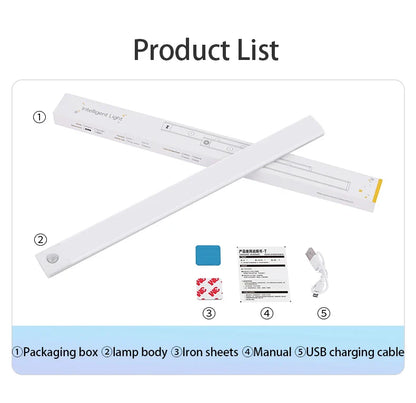 USB Rechargeable Motion Sensor Cabinet Light