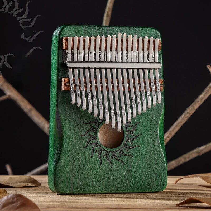 Hluru 17 21 Keys Kalimba Finger Piano Kalimba Thumb Piano Keyboard Musical Instrument Mbira for Beginner Music Lover Gifts