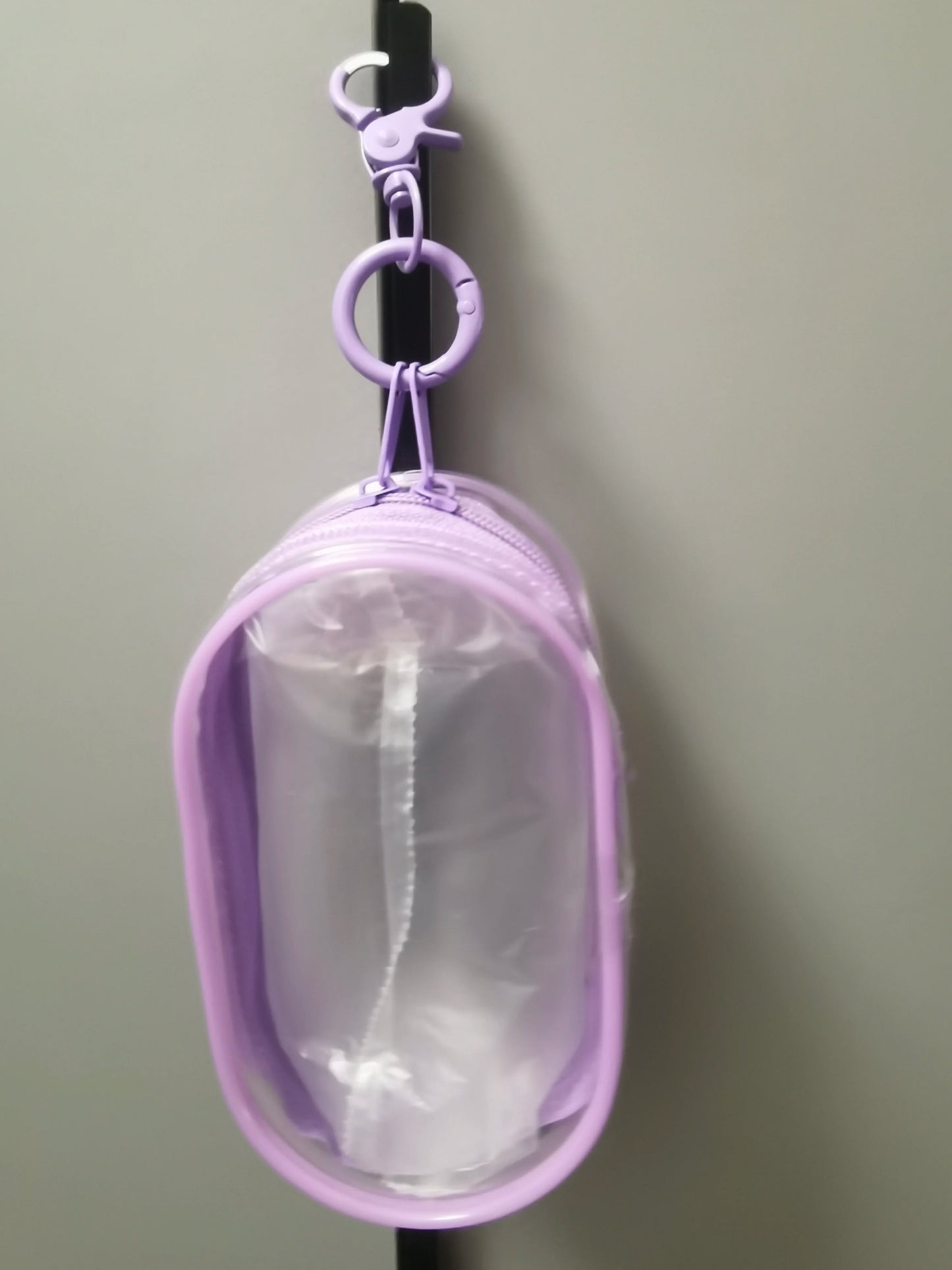Multifunctional Clear Data Cable Storage Box Outdoor Travel Headset Storage Bag Data Cable Round Storage