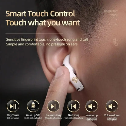 Wireless Bluetooth Earphones 5.3 With Charging Bin Display Touch Control Earbuds for Muisc