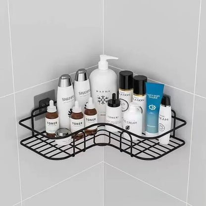 BATHROOM KITCHEN PUNCH CORNER FRAME SHOWER SHELF WROUGHT IRON