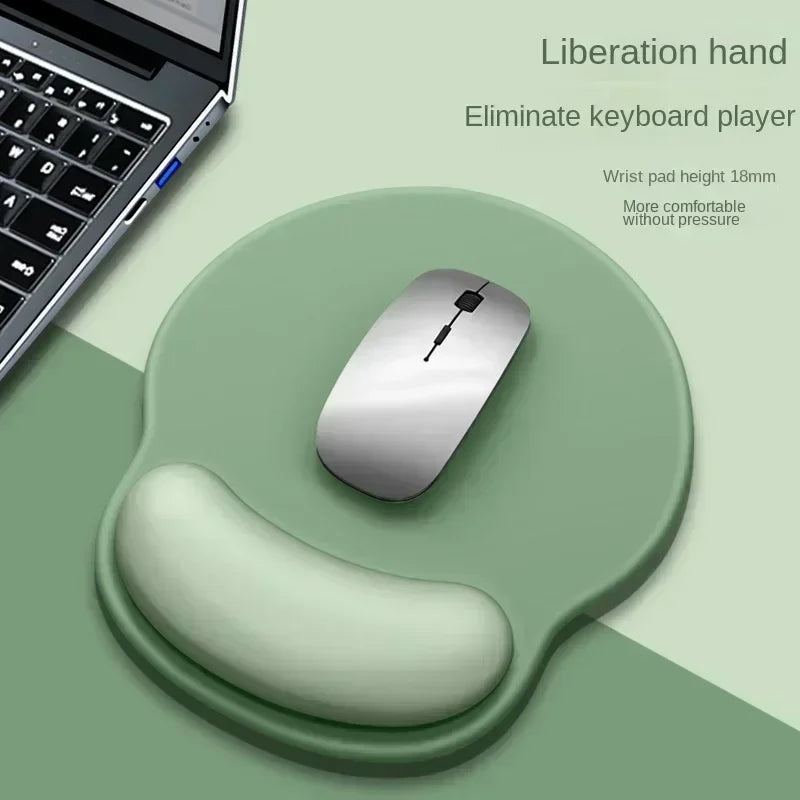 Gradient Mouse Pad with Logo - Female Wrist Support Silicone Pad