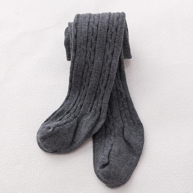 Cute Baby Girls Knit Tights Spring Autumn Winter Toddler Cotton