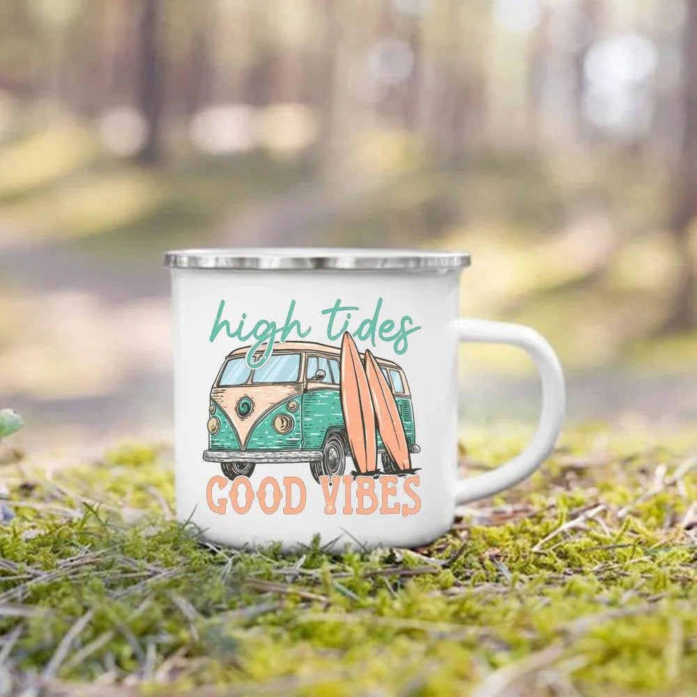 Nature's Adventure Enamel Mug: The Essential Companion for Outdoor Lovers