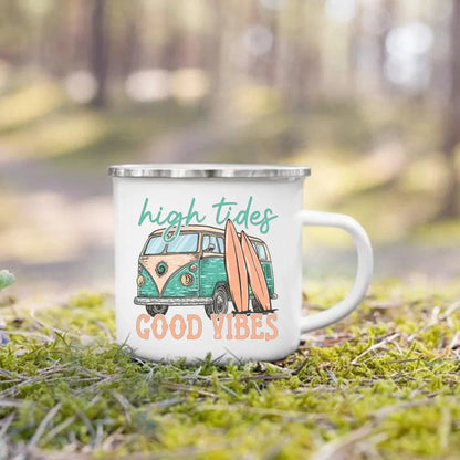 Nature's Adventure Enamel Mug: The Essential Companion for Outdoor Lovers
