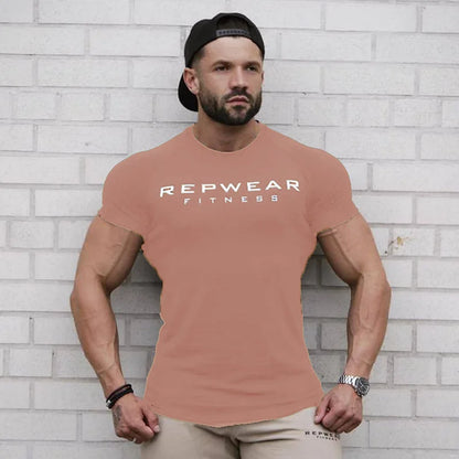 Men’s Athletic Fit Gym T-Shirt – Breathable Cotton Workout Shirt for Training & Casual Wear