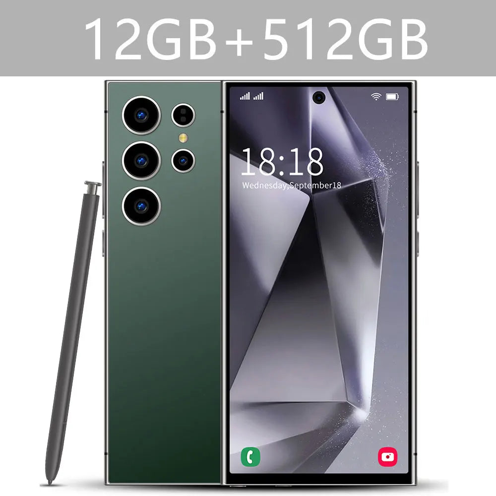 S24 Ultra Smart Mobile Phones Smartphone 5G Dual SIM Snapdragon 8 gen 3 Cell Phone 16G 1TB Android Global Version Cellphones