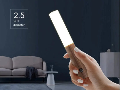 LED Night Light Magnetic Wall Lamp Kitchen Cabinet Closet Light Home Staircase Bedroom Table Move Lamp Bedside Lighting
