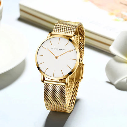 Women Watch Quartz Movement 36mm Waterproof Minimalist Style