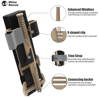 Rhino Rescue Tourniquet Pouch Holder, Molle Medical Shears Pouch Scissors Bag Fit for Tourniquet,Outdoor Small Tool Bag