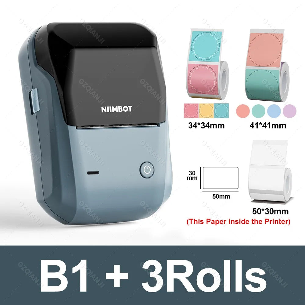 Niimbot B1 Portable Label Printer