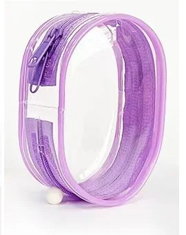 Multifunctional Clear Data Cable Storage Box Outdoor Travel Headset Storage Bag Data Cable Round Storage
