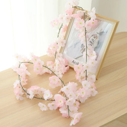 180cm Artificial Sakura Flower Vine - Wedding & Garden Arch Decor