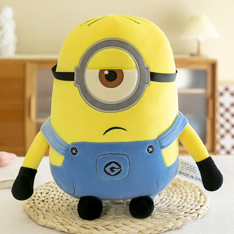 Despicable Me Cartoon Movie Plush Toys Cute Minion Plushie Bob Stuart Kevin Soft Stuff Doll Room Decor Birthday Gift For Kids