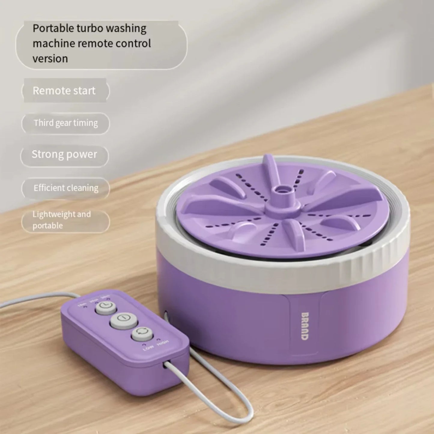 USB Rotating Turbo Fruit Kitchen Ultrasonic Dishwasher