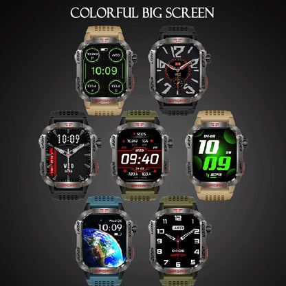 Military GPS Smartwatch – Rugged & Adventure-Ready