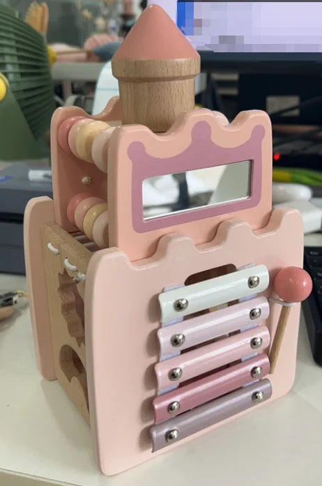 Wooden Aeolian Bells & Xylophone Montessori Baby Educational Musical Toy & Birthday Gift
