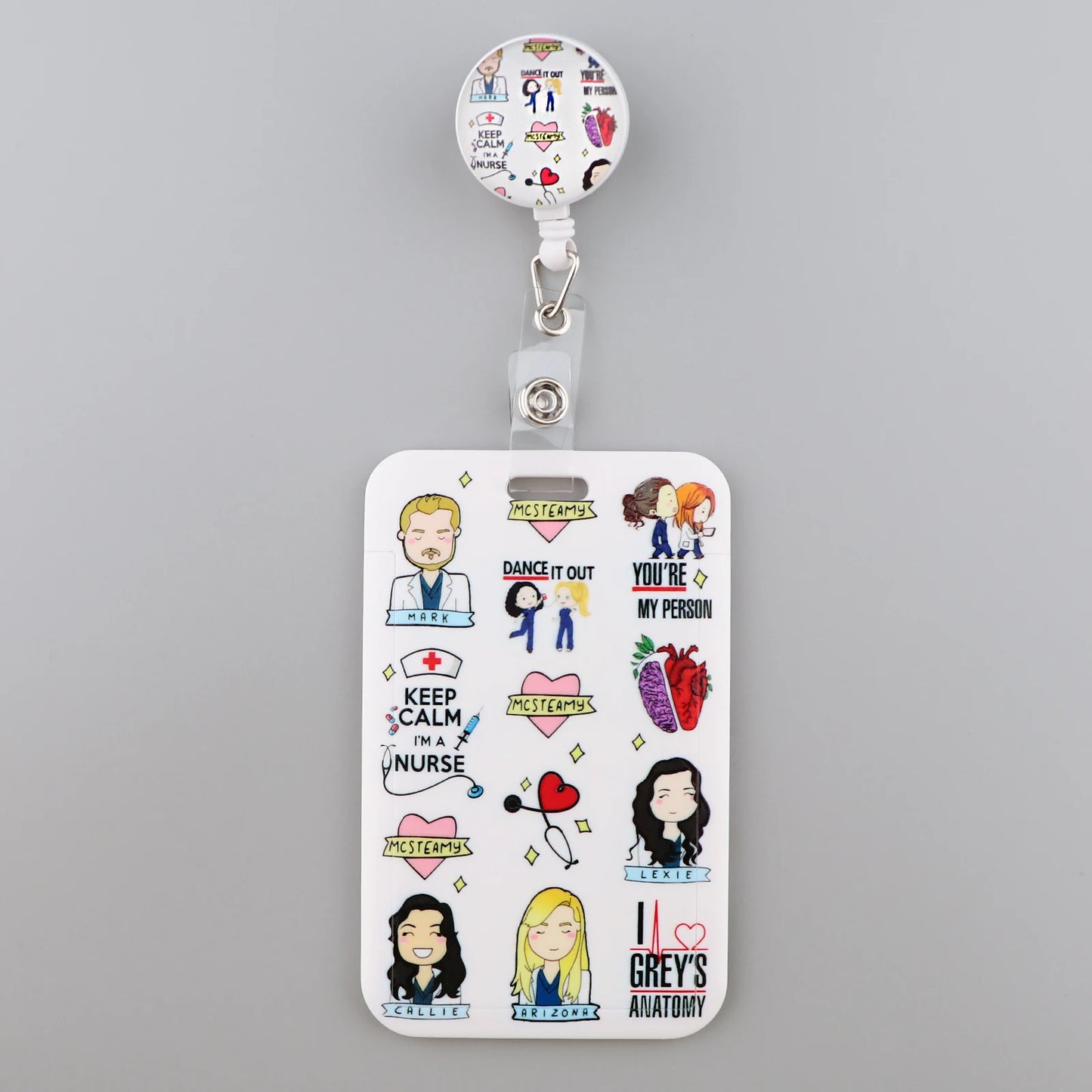 LB2290 Nurse Neck Strap Lanyards for ID Cards and Keys