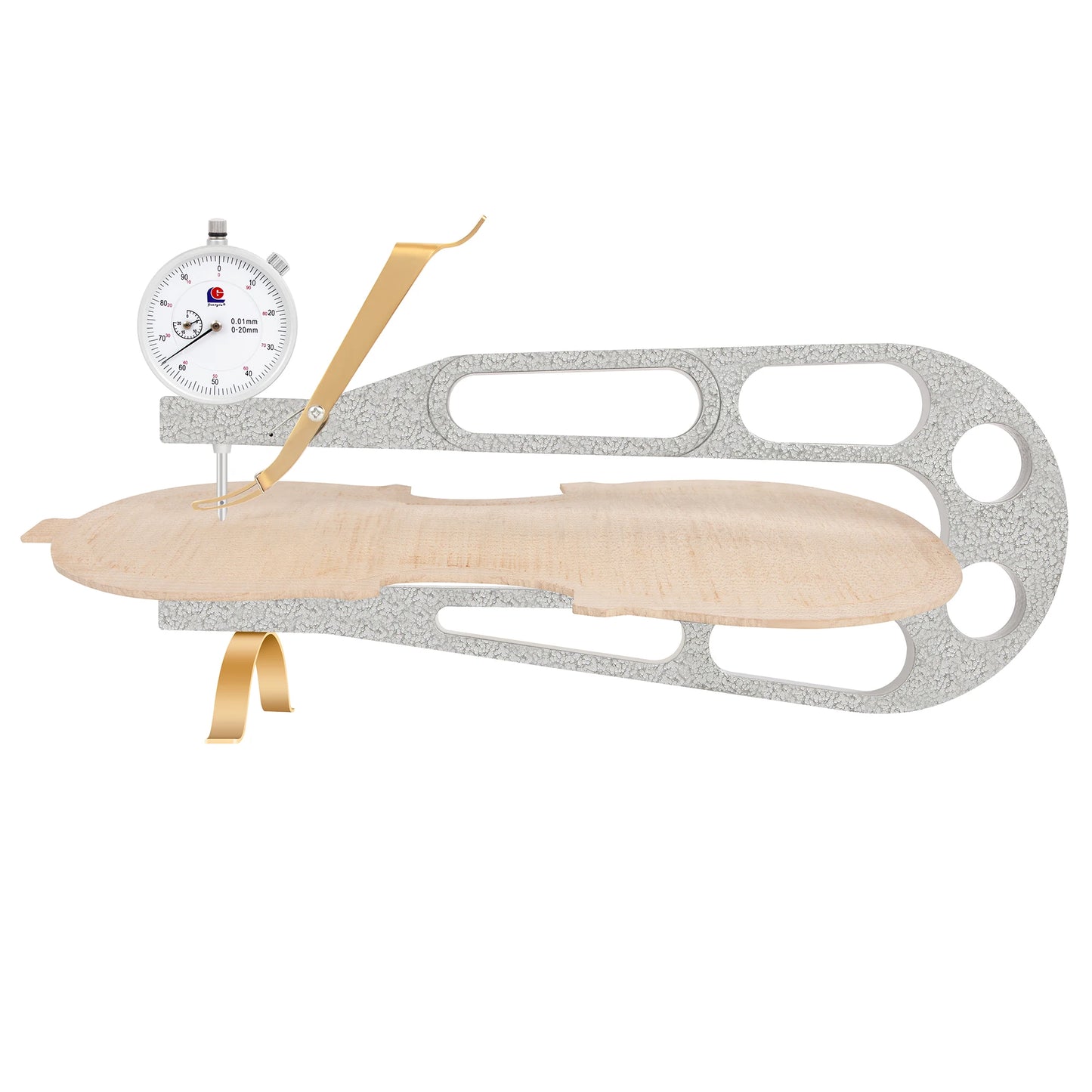 Violin Thickness Gauge Measuring Meter Tools for Fiddler/Cello/Bass/Guitar Aluminous Measurement Gauge dial indicator Luthier