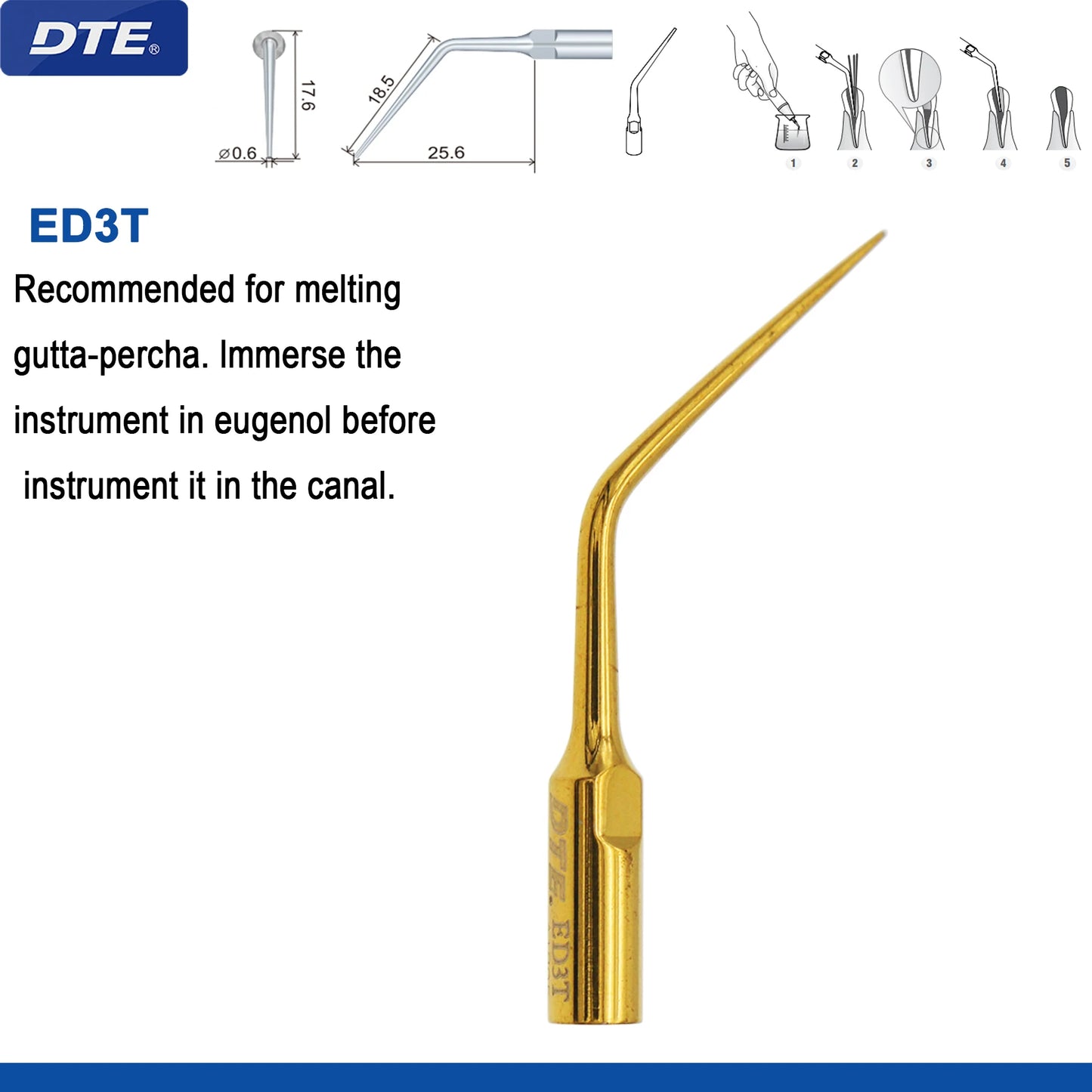 Woodpecker DTE Dental Ultrasonic Scaler Tips Scaling Endo Tip Dentistry Instruments Medical Accessories Fit EMS Satelec  NSK