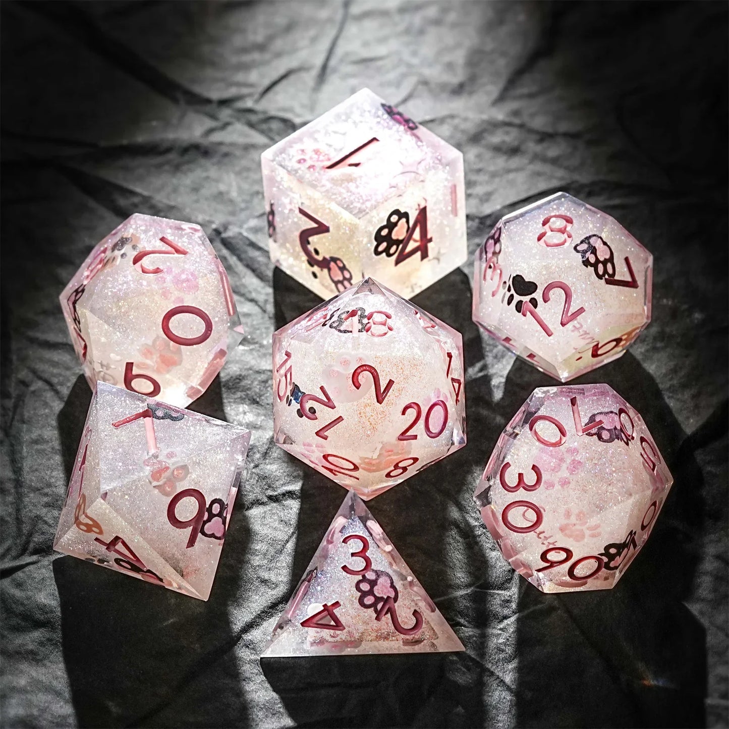 DND Resin Cat Dice Set 