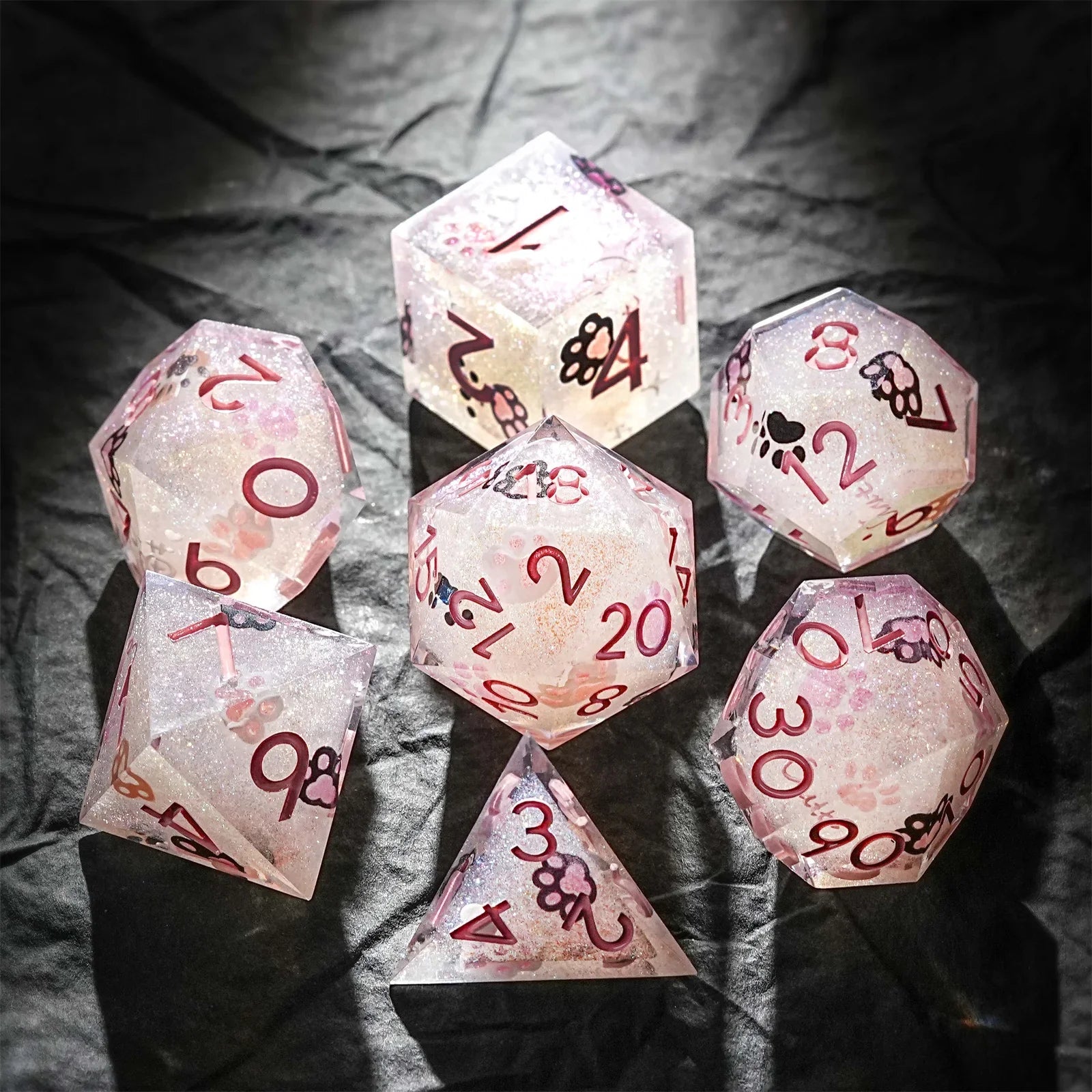 DND Resin Cat Dice Set 