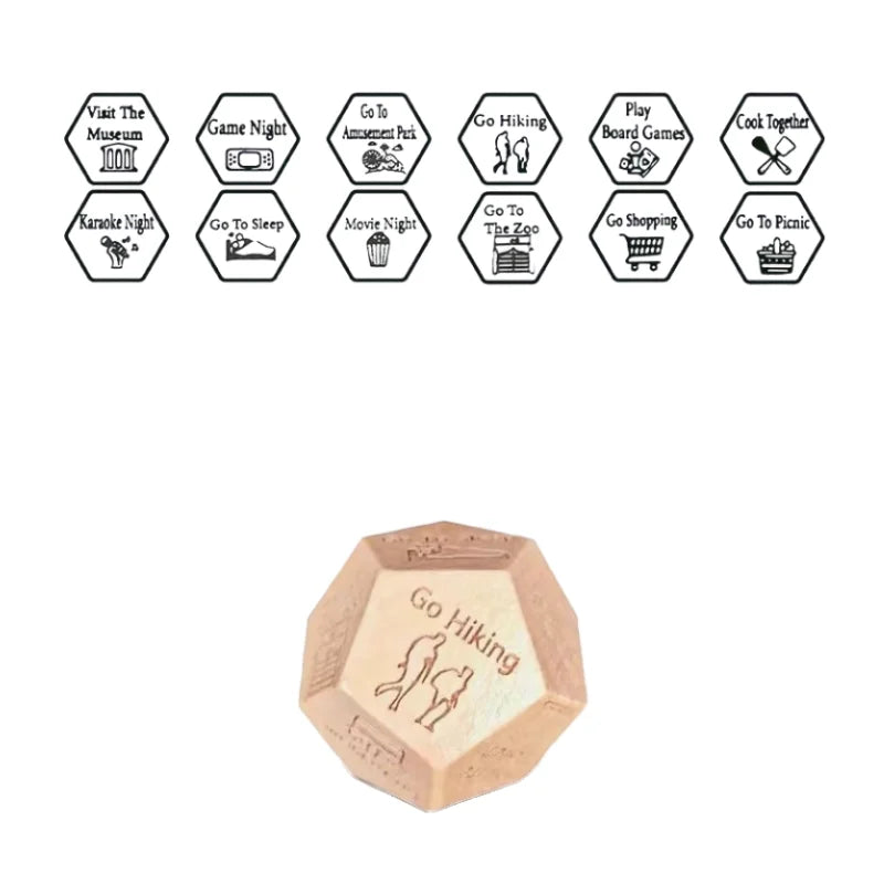 Couples' Decision Dice Game - Fun Gift for Him & Her