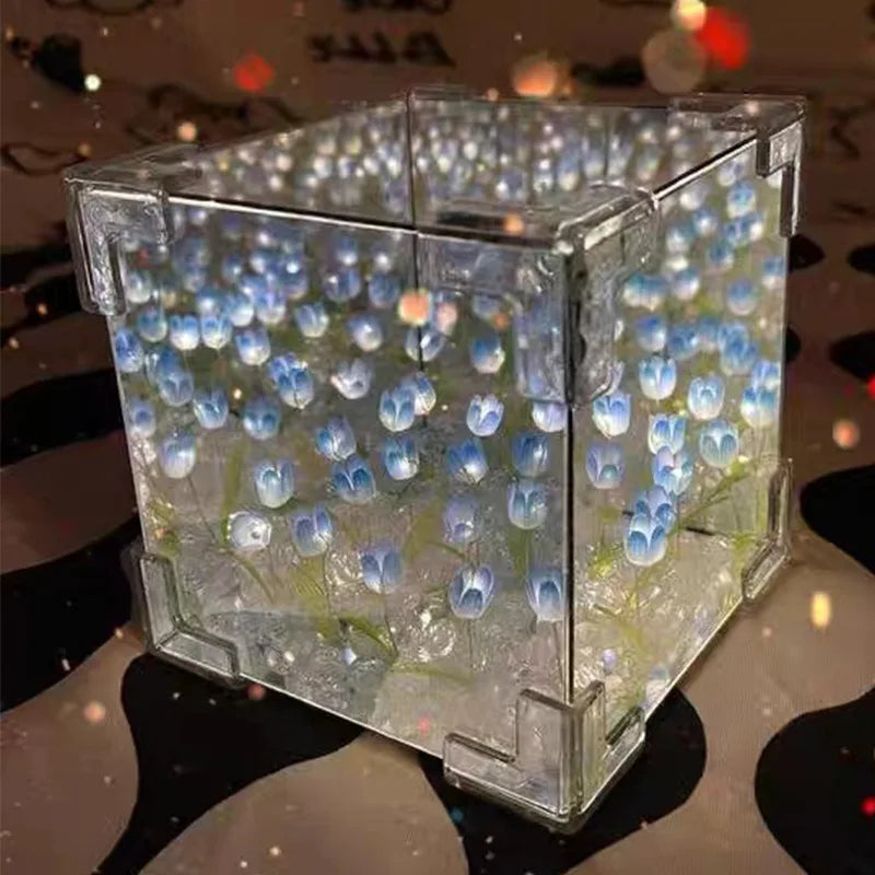 Tulip Flower Cube