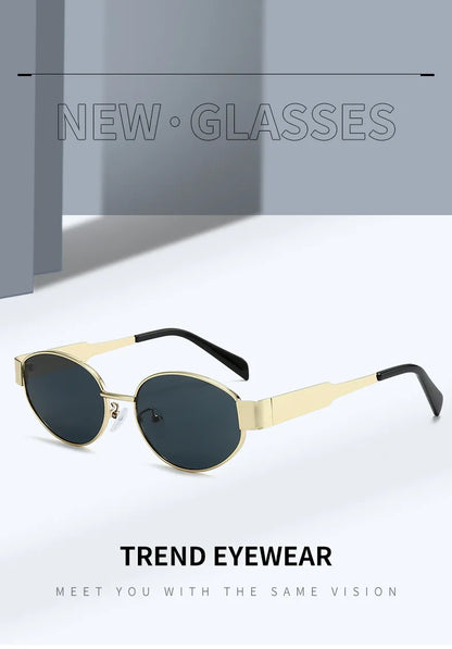 Trendy Oval Sunglasses