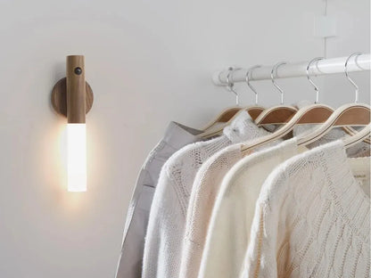 LED Night Light Magnetic Wall Lamp Kitchen Cabinet Closet Light Home Staircase Bedroom Table Move Lamp Bedside Lighting