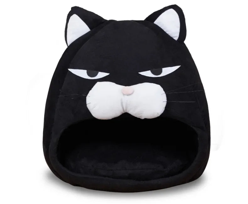 Cartoon Cat bed Fleece Lovely Cat House