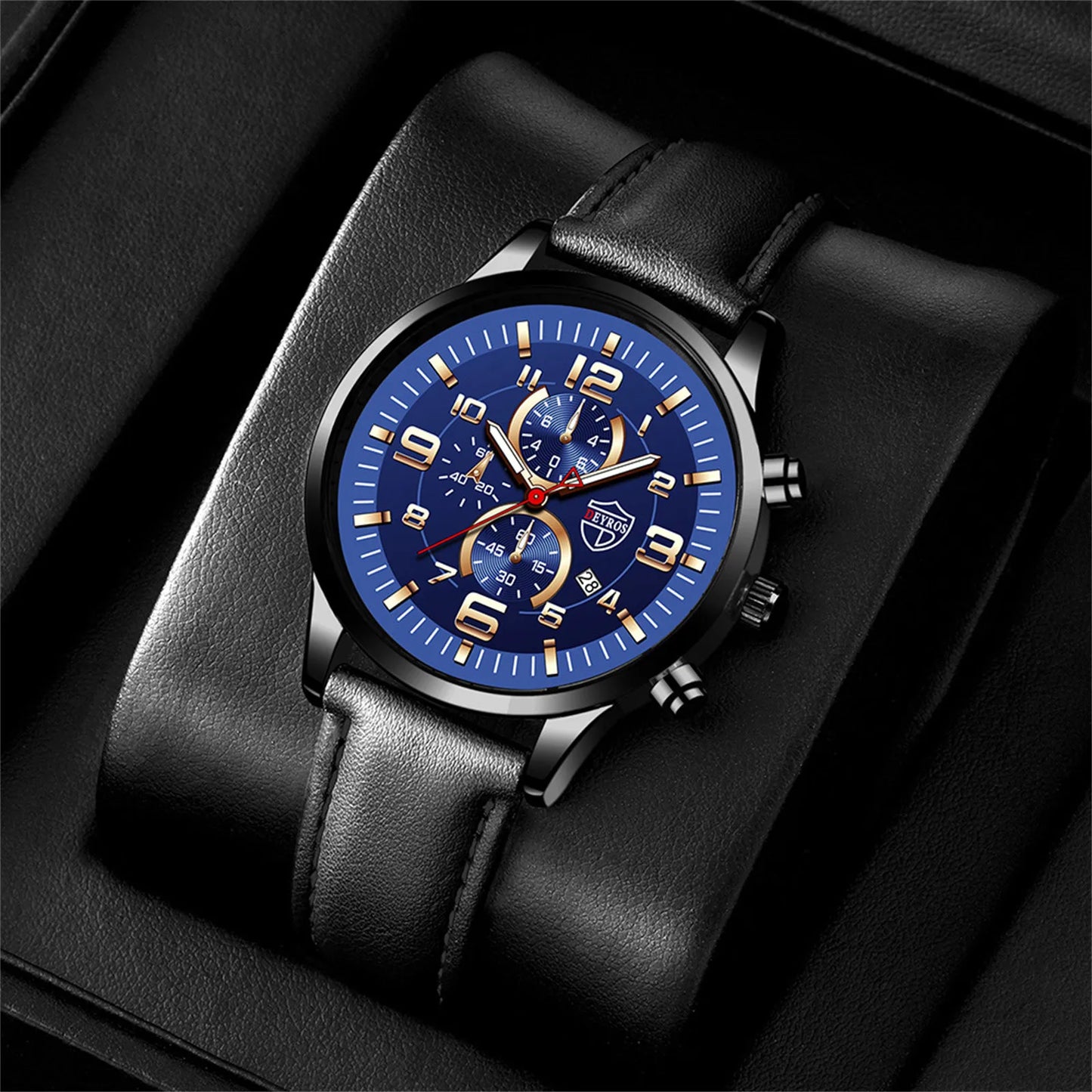 Mesh Strap Calendar Quartz Simple Casual All-match Men's Watch