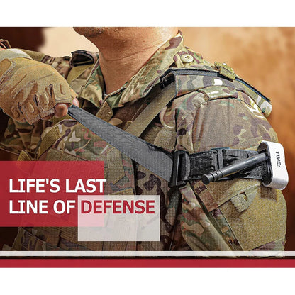 Portable Emergency Tourniquet for First Aid and Tactical Use