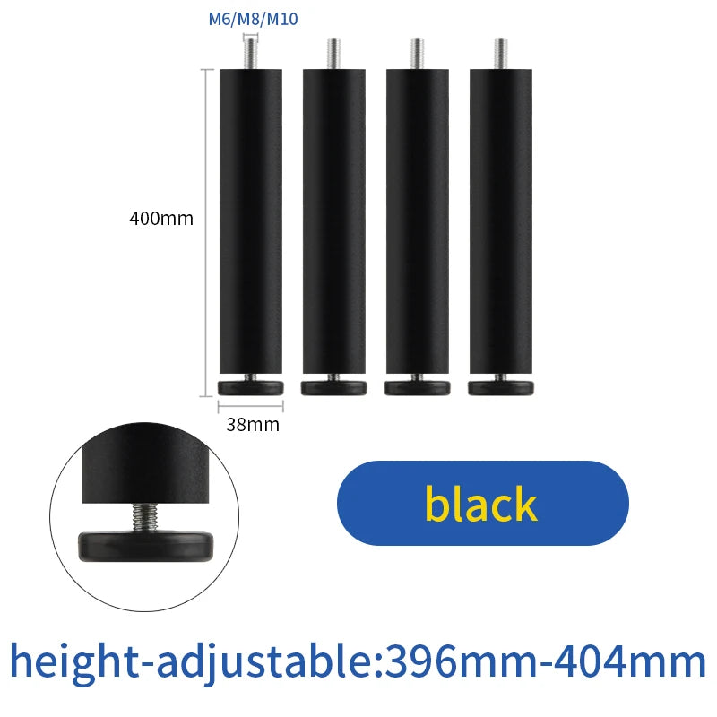 furniture height adjustment foot cabinet support feet  M8 M6 M10 leveling sofa feet  table feet fridge legs for washing machine