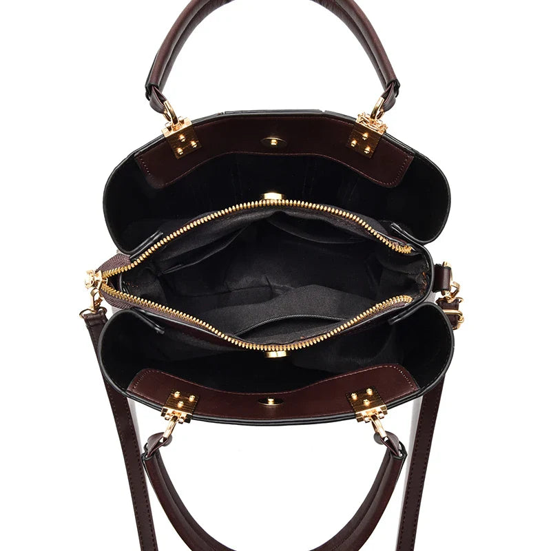 Hemasa Women's   Leather HandBag Female crossbody Shoulder Bag /Hand Bag