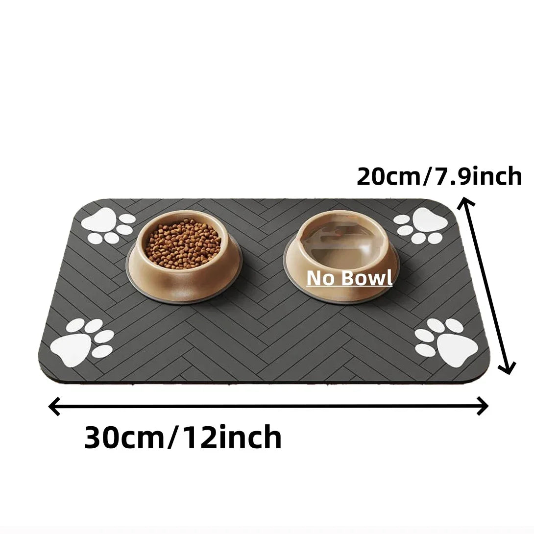 Quick-Dry Pet Feeding Mat