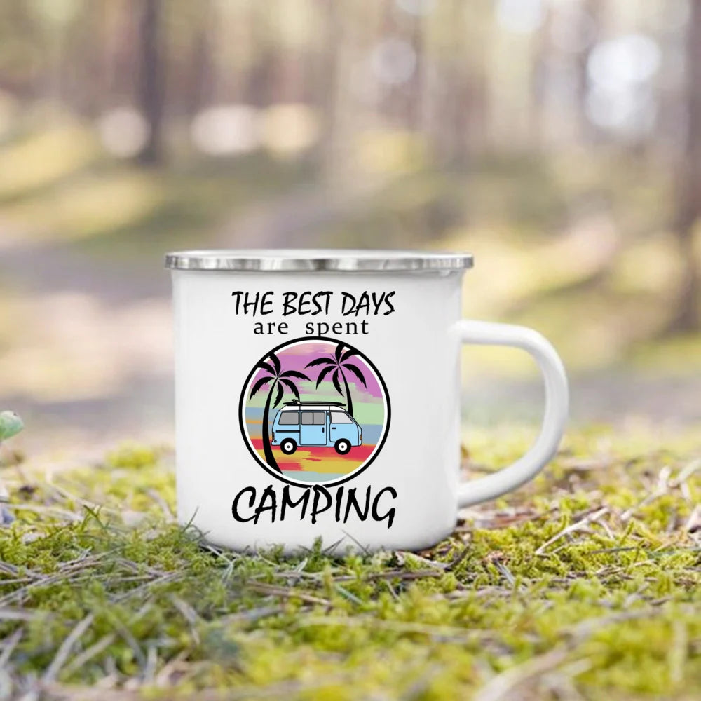 Nature's Adventure Enamel Mug: The Essential Companion for Outdoor Lovers