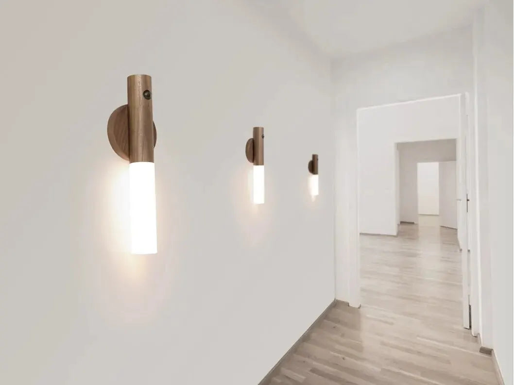 LED Night Light Magnetic Wall Lamp Kitchen Cabinet Closet Light Home Staircase Bedroom Table Move Lamp Bedside Lighting